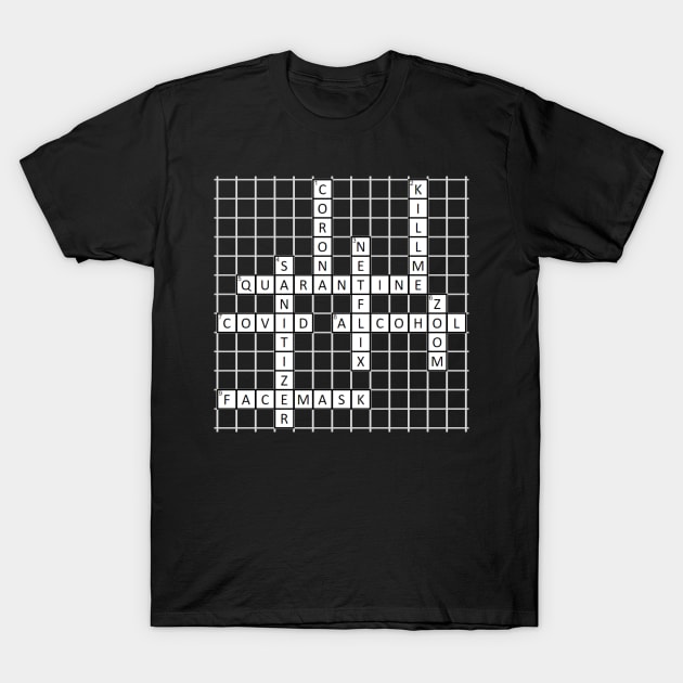 Quarantine Crossword T-Shirt by Rich McRae